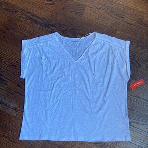 BNWT Joe Fresh White t-shirt size XL 100% cotton